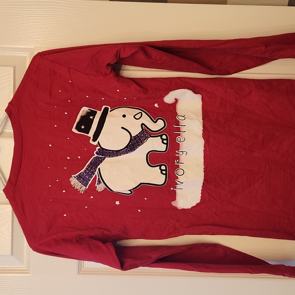 EUC long sleeve Ivory Ella tee